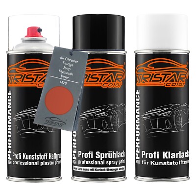 Lack Spraydosen Set Kunststoff für Chrysler Dodge M78 Copper Canyon Metallic
