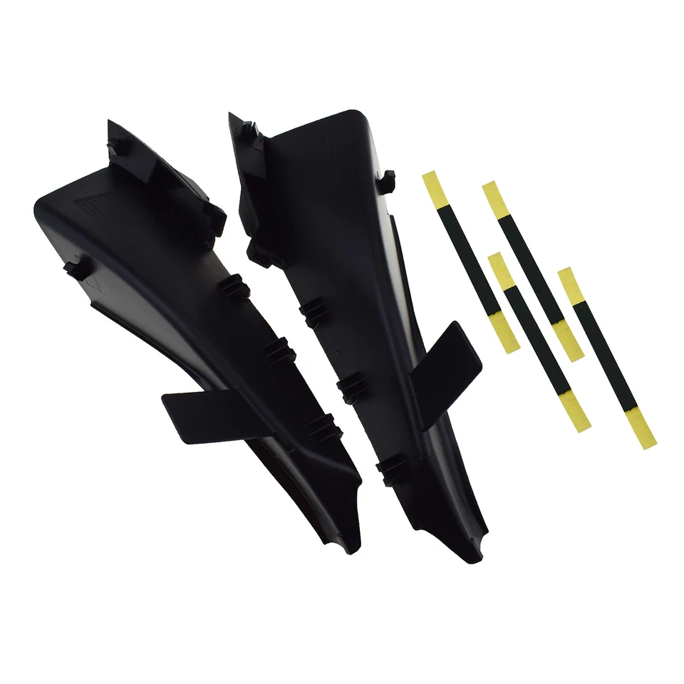 Par de molduras de capó limpiaparabrisas delantero izquierdo derecho para Renault Koleos HY 2007-2016 Foto 2 de 4