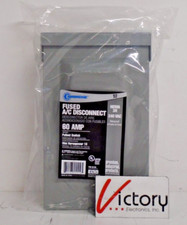 NEW Cambridge Fused A/C Disconnect  60 AMP / 240 VAC  NEMA 3R  Pullout Switch