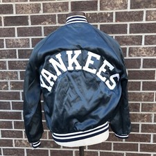 Vintage Chalk Line New York Yankees USA Made Satin Bomber Jacket Large