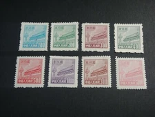 CHINA PRC 1950 Sc#85/94 R4 Tien An Men Gate Stamp 8v MNH VF