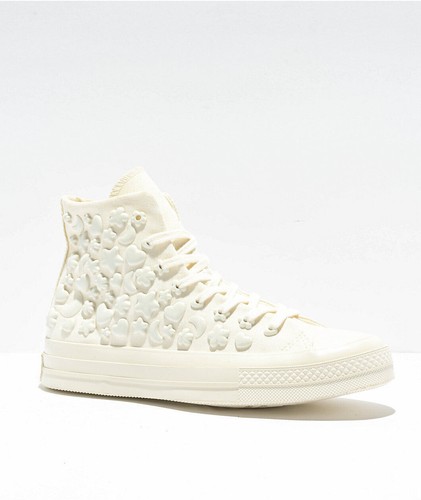 Converse Y2Slay Chuck Taylor All Star White High Top Star Heart Moon Flower - Picture 5 of 16