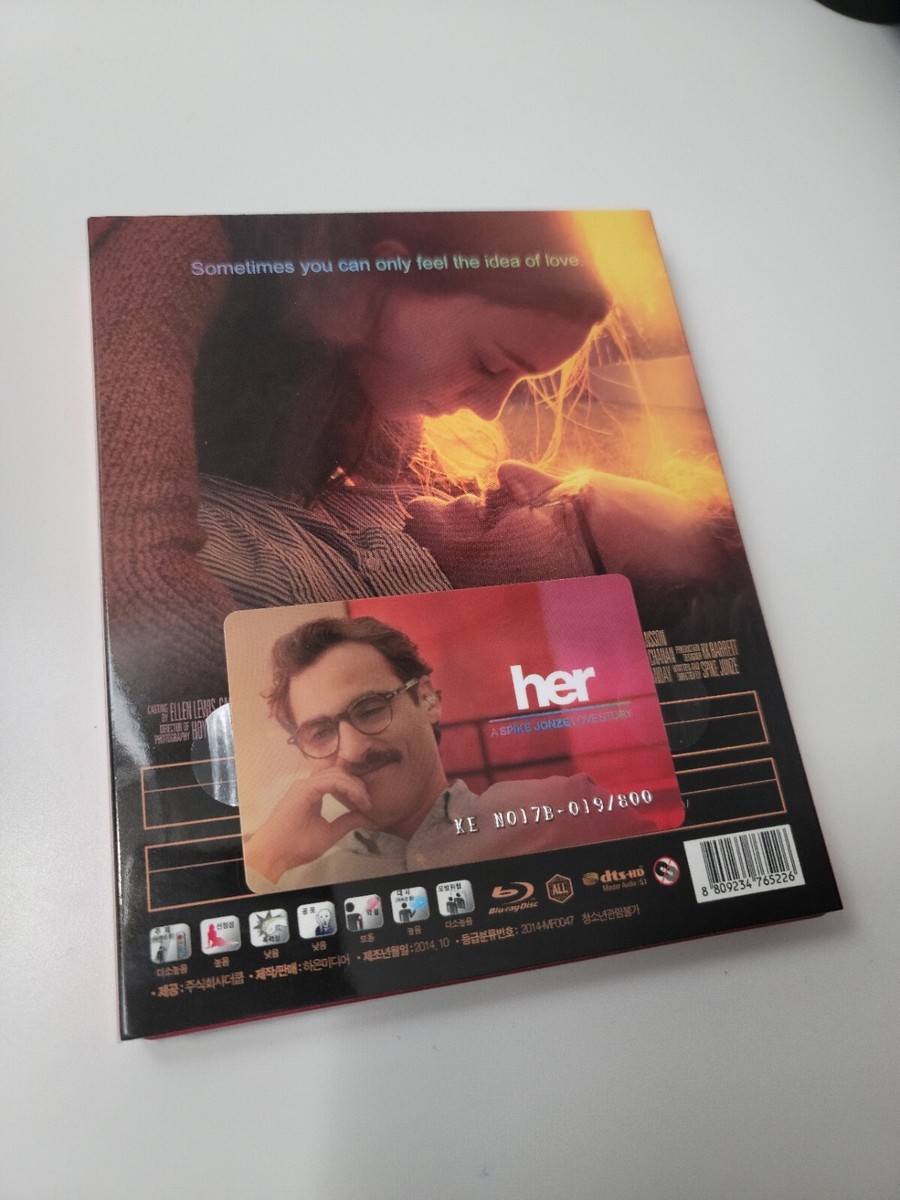 her 世界でひとつの彼女 スチールブック kimchidvd KimchiDVD Her Blu-ray Steelbook Lenticular Slip. Please See