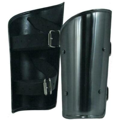 Steel Arm guard Gauntlets Armor wearable costume with leather strips for Hallowe