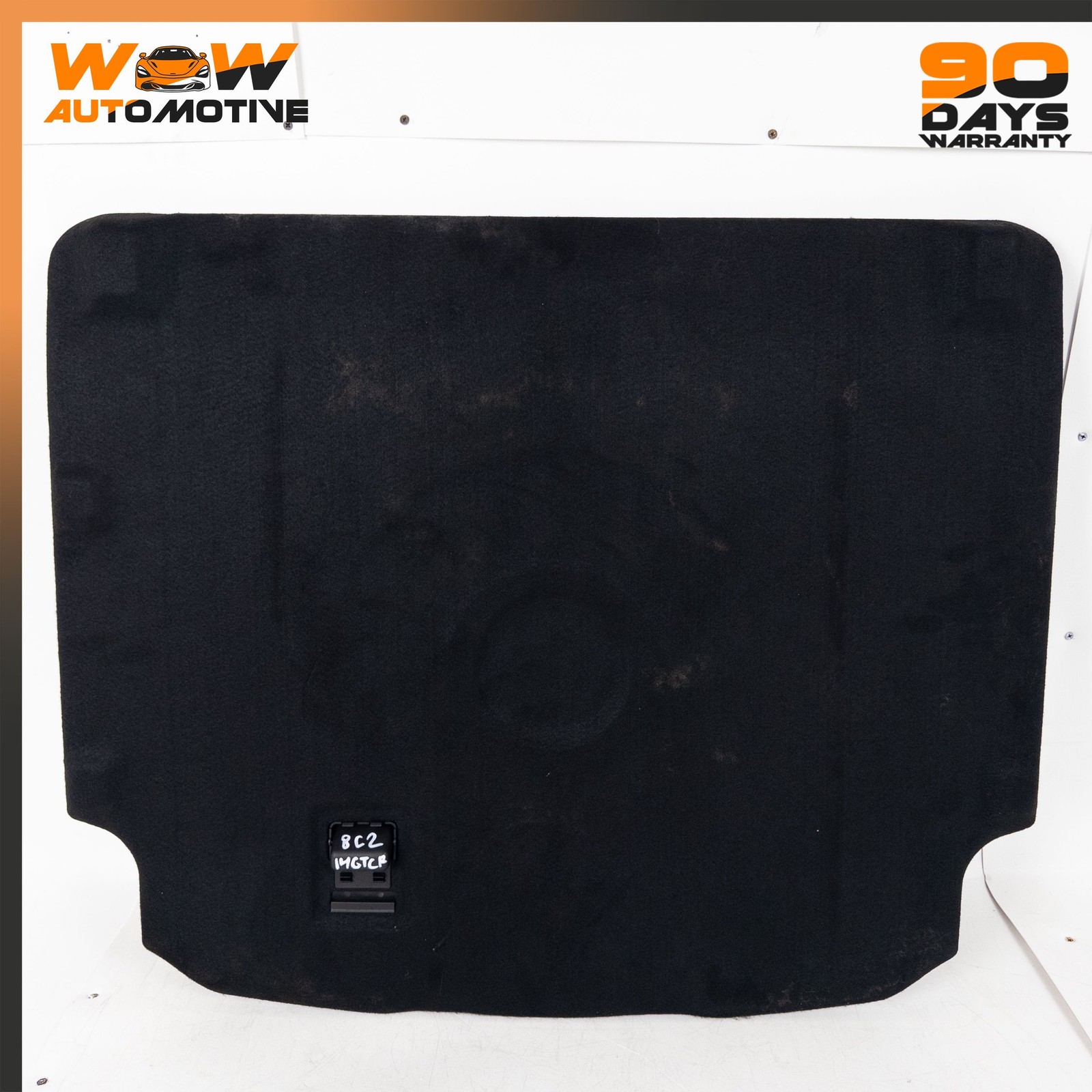 12-17 BENTLEY CONTINENTAL GT REAR  BOOT FLOOR SPARE TIRE COVER PANEL BLACK OEM
