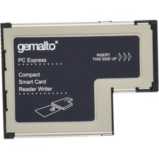 Gemalto Smartcard Lesegerät Schriftsteller PC Express ExpressCard 54 41N3047