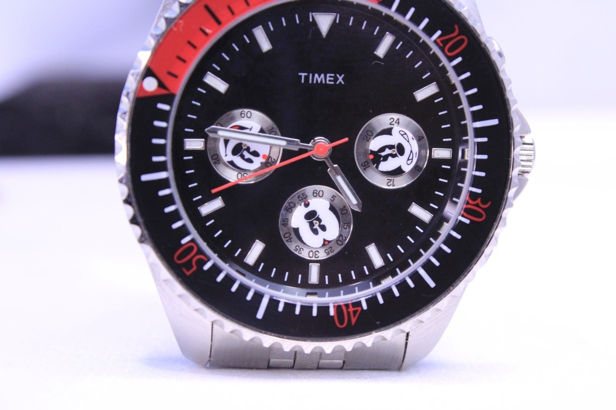 MIKACITIZEN時計 Rare Vintage 1997 Timex Disney Mickey Mouse Chronograph Wrist