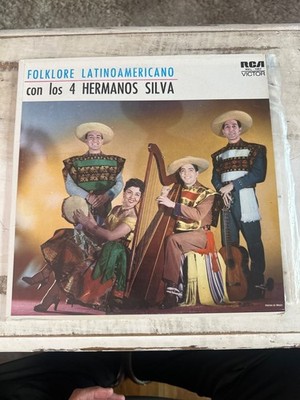 LOS CUATRO HERMANOS SILVA - FOLKLORE LATINOAMERICANO - 1958 VG+/VG+
