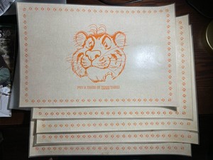 Exxon - Tiger In Your Tank - Placemats - Five - Bicentennial?