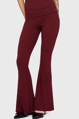 Killstar Twilight Viper Embroidered Pants Womens Goth Alternative KSRA014605L