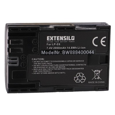 Akku für Canon EOS 5DS 5DS R 60D 5D Mark III 5D Mark IV 5D Mark II 2000mAh 7,4V