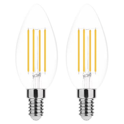 Modee E14 LED Filamentlampe 7W 806lm 2700K Warmweiß Dimmbar 2 Stück