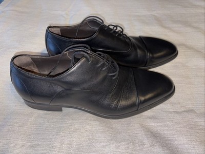 Men s Brunomagli Black Leather Shoes Size 9.5