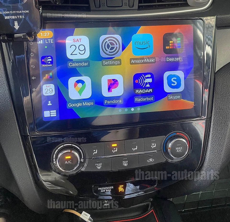 Radio estéreo Android 13 GPS 10,1" para reproductor de FM Nissan Qashqai Carplay 2014-2019 Foto 2 de 4