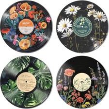 Hippie Decor Posters Room Aesthetic Botanical Wall Art Record Decor 4pcs 12