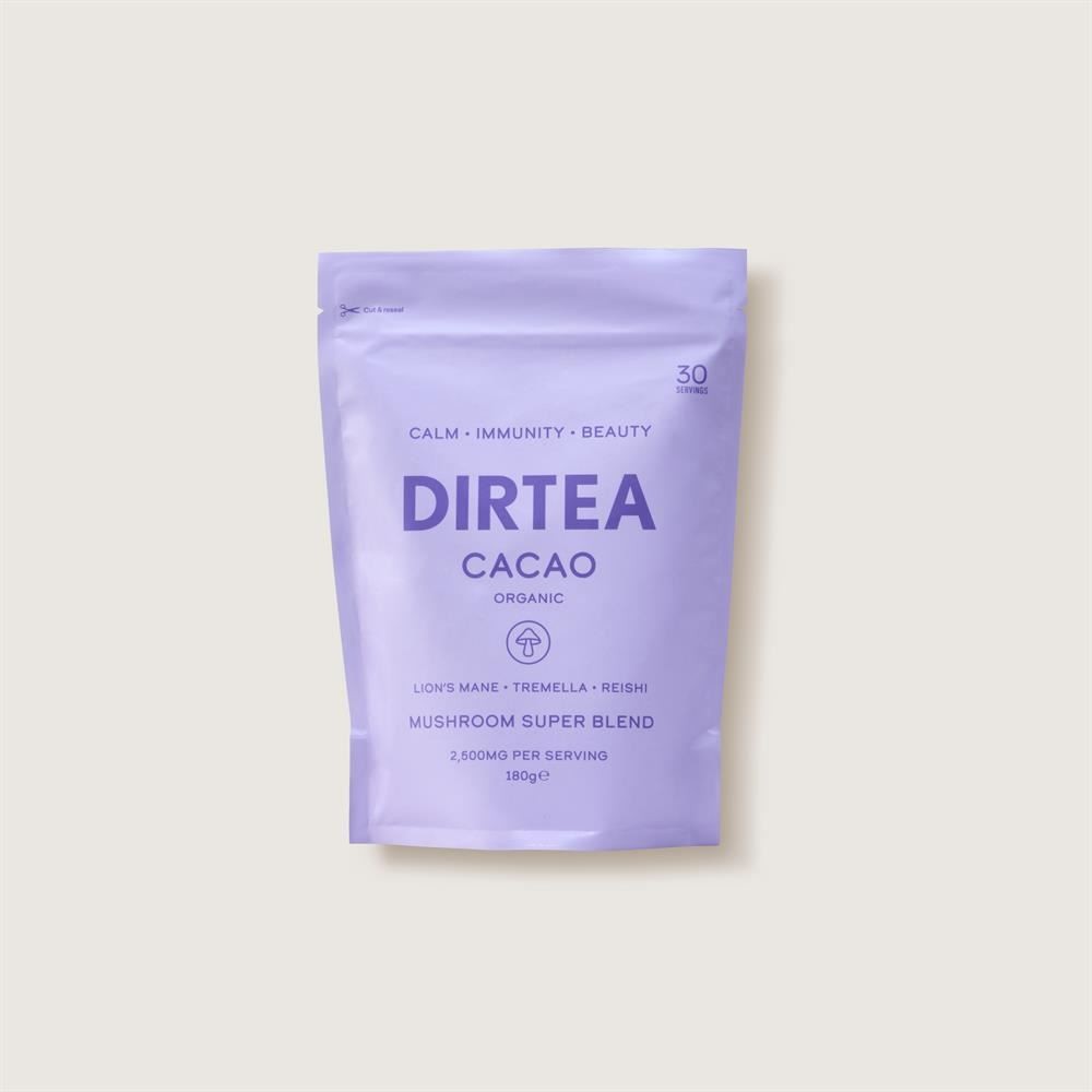 Dirtea - Cacao Super Blend - Mushroom Extract - 180g - Image 2