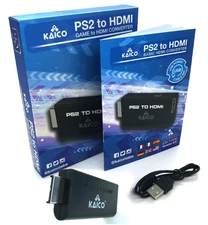 Kaico Edition - Playstation 2 PS2 HDMI Converter - PS2 to HDMI - Component to HD