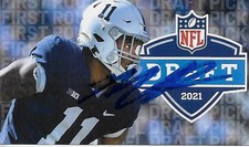 2021 NFL DRAFT PENN STATE MICAH PARSONS GREEN PAY PACKERS / COWBOYS ROOKIE AUTO