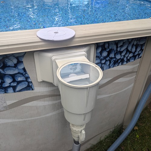 Above Ground Round Replacement Plate Skimmer Deck Cover Lid Swimming Pool Supply - 第 8/8 張圖片