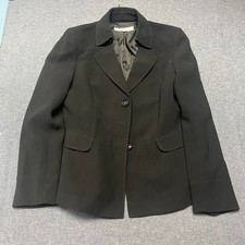 Tahari Arthur S. Levine Women's Blazer Size 8 Black Jacket Classic Pockets Coat
