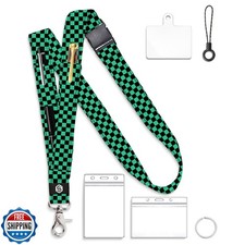 Lanyards for ID Badges and Keys, Cute Teacher Lanyard with Insert Pen Bag and