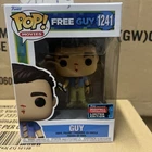 Free Guy Blue Shirt Guy Funko Pop #1241 SDCC 2022 Exclusive