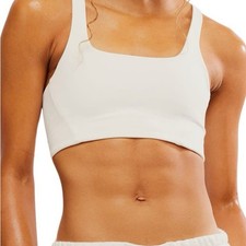 Free People Movement Never Better Racerback Sports Bra Women  s Small White Gym