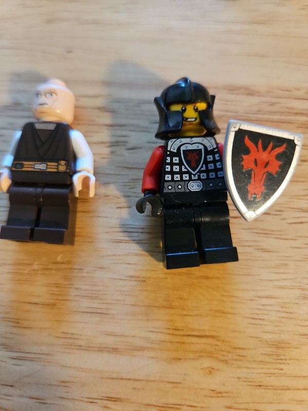 LEGO 2 Different Minifigures as Parts. Please See Pics. played with (Bag# 55)