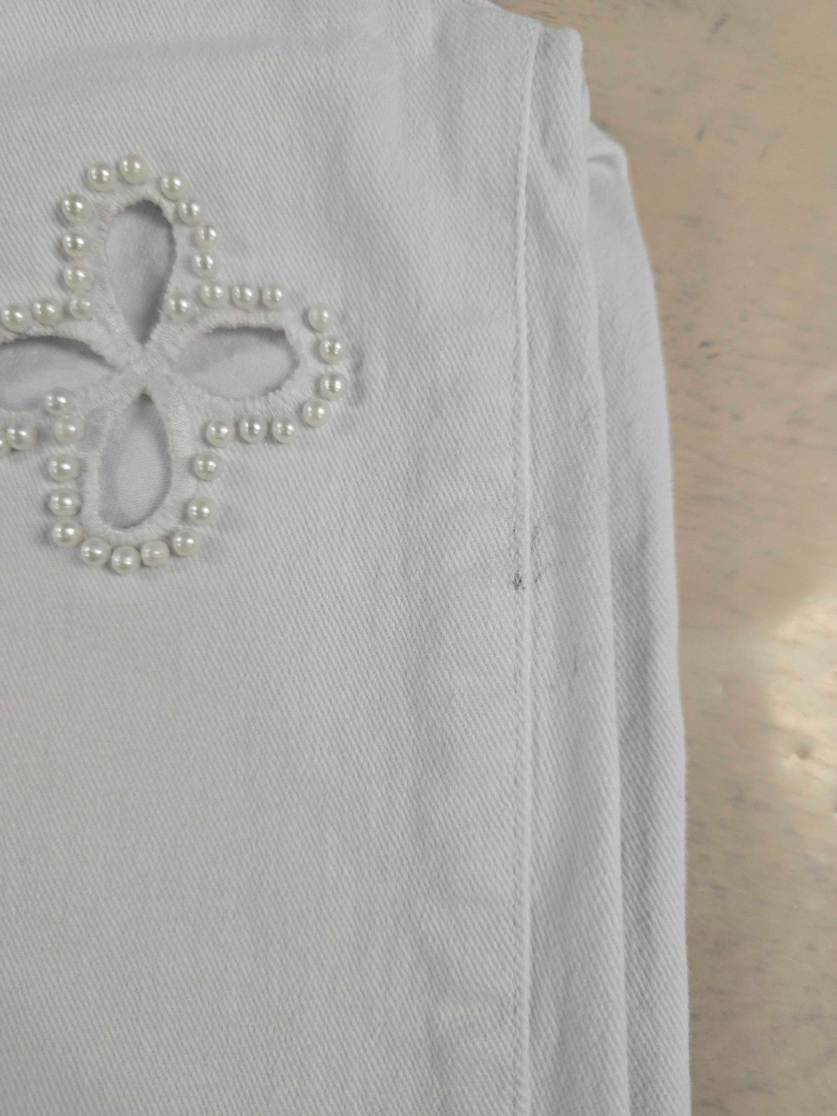 Kaia Pearl High Rise Jean White Classic THE NOLI SHOP