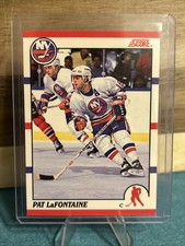 1990-91 Score Pat LaFontaine New York Islanders #250 NHL 🏒🔥🫡