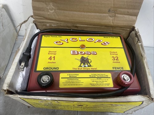 Cyclops Boss 32 Joule AC 110 Volt Powered Fence Energizer Fencer
