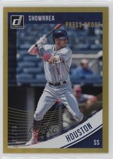 2018 Donruss Variations Press Proof Gold 21/99 Carlos Correa (Showrrea) 0zg4
