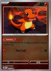 Charmander 011/094 Phantasmal Flames Reverse Holo