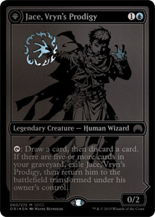 Magic MTG - Jace, Vryn's Prodigy // Jace, Telepath Unbound - MINT/NMINT - EN - F