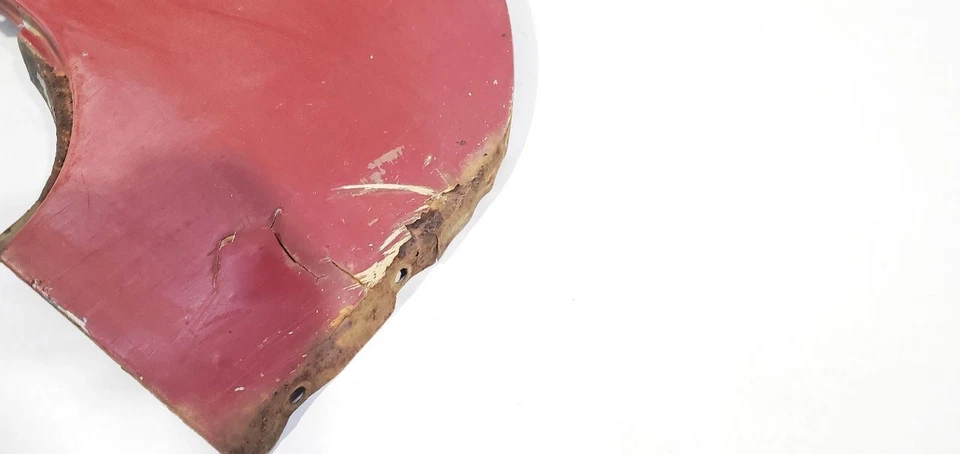 Guardabarros delantero derecho rojo International Scout 800 1961 1969 OEM para reparación Foto 3 de 4