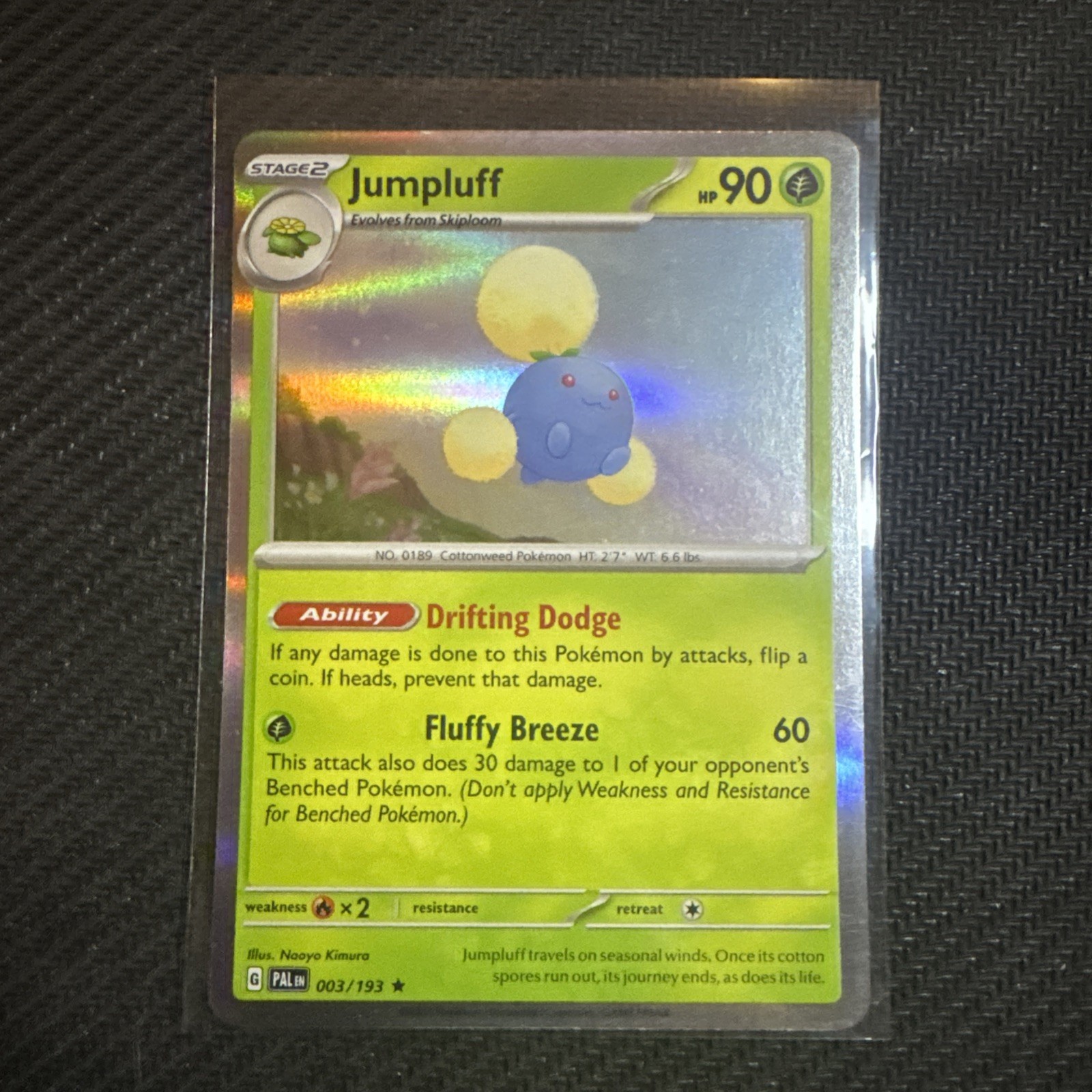 Jumpluff 003/193 Pokemon Card Pokémon TCG Holo