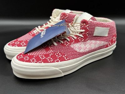 Size 10 - Vans Half Cab 33 Engineered Knit Chili Pepper  