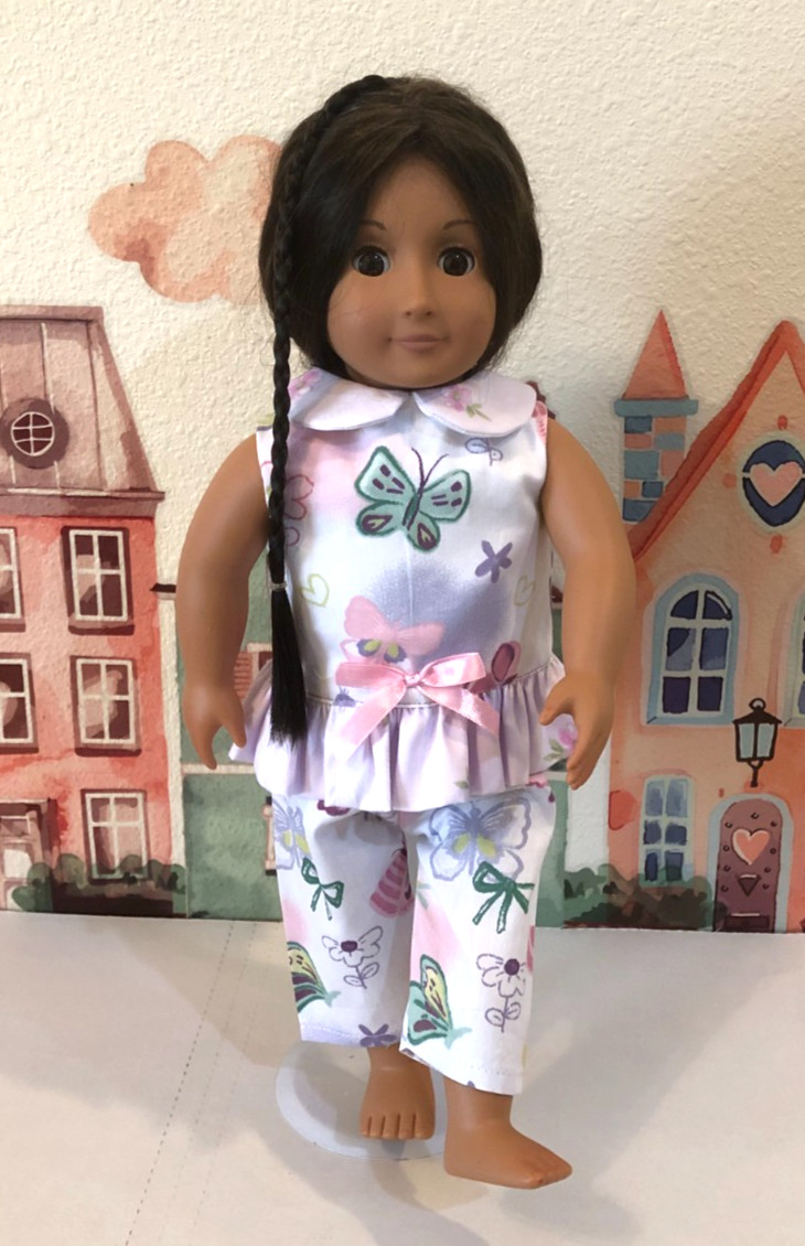 18 Inch Doll Clothes - Handmade 2 pc Outfit to Fit American Girl type Dolls