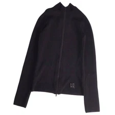 Louis Vuitton Knit Sweater Lovers Zip Up Wool Top Women's S Black Used MOLO-0