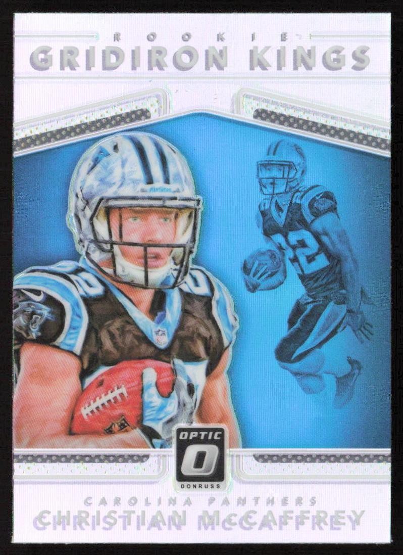 2017 Donruss Optic Rookie Gridiron Kings Holo Christian McCaffrey #10 Panthers