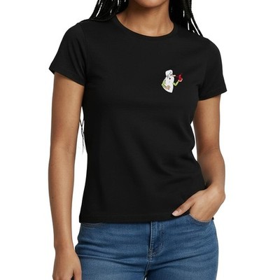 Hello Maestro Mit Blutkörperchen Globus Frauen T-Shirt