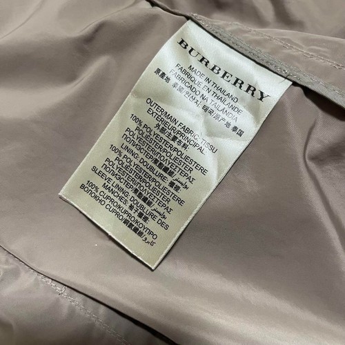 Burberry Brit Double-Breasted Trench Coat Nova Check Beige Size 46 - Picture 14 of 16