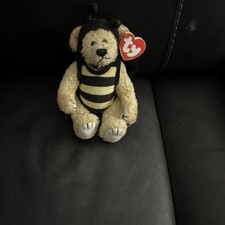 TY Beanie Baby Beezee Bee the Bear Attic Treasures Collection Bumblebee 8”