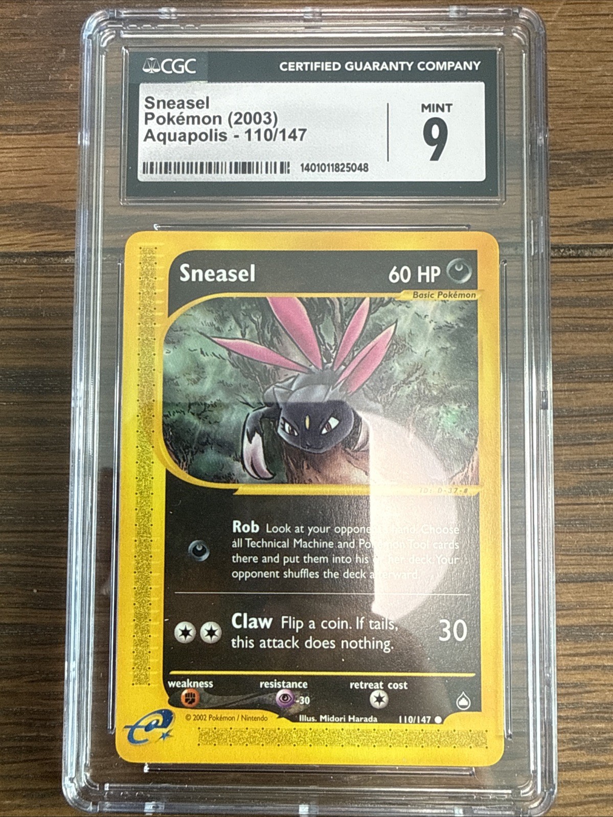 Aquapolis 110 Sneasel CGC 9
