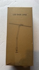 Led Desk Lamp with Clamp, Architect Desk Lamp for Home Office, 24W, Black
