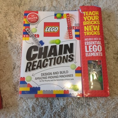 STEM LEGO Chain Reactions: Design & Build Amazing Moving Machines includes Legos