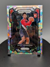2023 Panini Prizm Scoot Henderson Black Shimmer #141 card