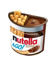 Nutella &Go! Hazelnut Snack Kit 48g Pack of 12 Milk Chocolate Hazelnut Spread