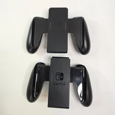 2 OEM Genuine Nintendo Switch Joy-Con Controller Grip HAC-012 Black Translucent