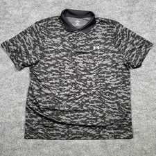 Under Armour Men's Camo Loose Fit Golf Polo Shirt XL TG EG